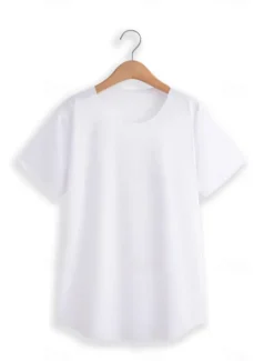 Men's T Shirt Tee Top Short Sleeves Crew Neck Summer Plain Fashion Designer Basic Vacation Street Going out Black White Blue Top Tee for Men