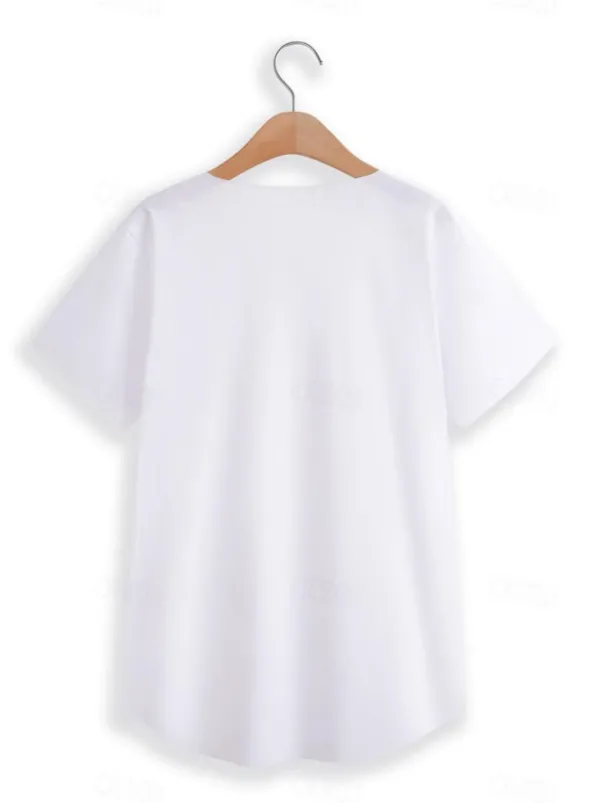 Men's T Shirt Tee Top Short Sleeves Crew Neck Summer Plain Fashion Designer Basic Vacation Street Going out Black White Blue Top Tee for Men