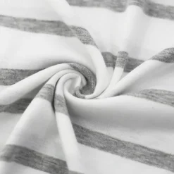 Men's T Shirt Tee Top Short Sleeves Crew Neck Summer Striped Fashion Designer Basic Front Pocket Vacation Street Going out Black Red Light Gray Top Tee for Men