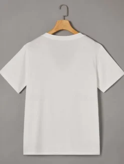 Men's T Shirt Tee Top Short Sleeves V Neck Summer Plain Designer Basic Modern Contemporary Classic Style Vacation Street Going out Black White Pink Top Tee for Men