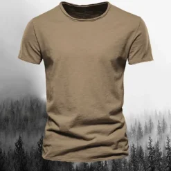 Men's T Shirt Tee Top Short Sleeves Crew Neck Summer Plain Fashion Designer Basic Classic Style Vacation Street Going out Black White Pink Top Tee for Men