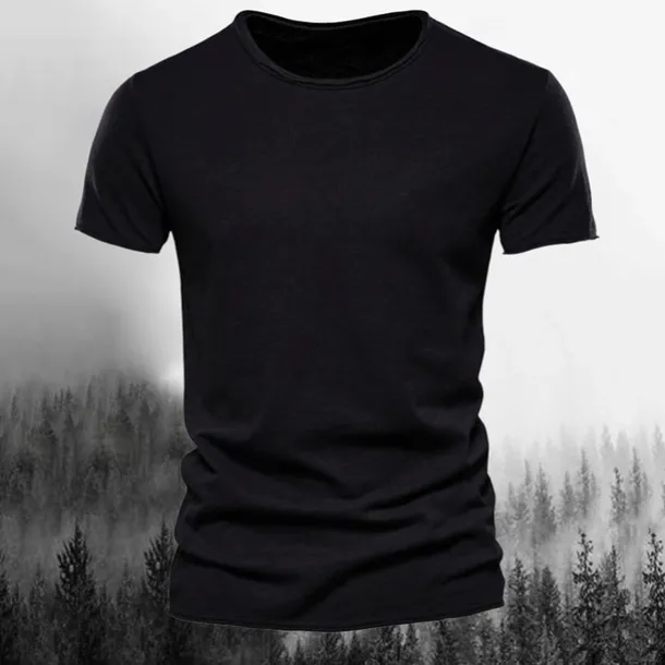 Men's T Shirt Tee Top Short Sleeves Crew Neck Summer Plain Fashion Designer Basic Classic Style Vacation Street Going out Black White Pink Top Tee for Men