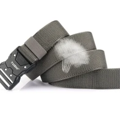 Men's Tactical Belt ArmyGreen Black Nylon