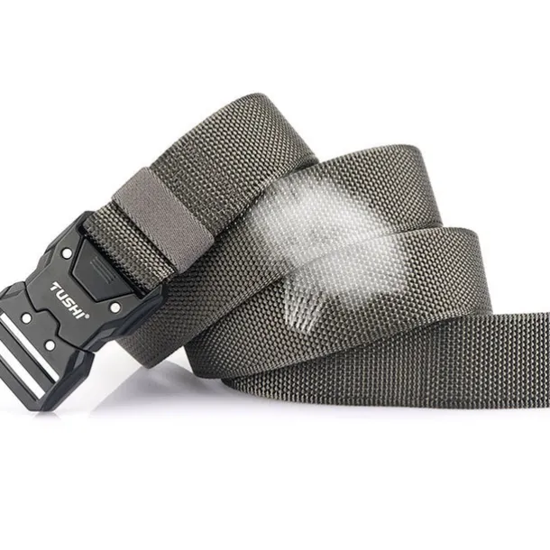 Men's Tactical Belt ArmyGreen Black Nylon