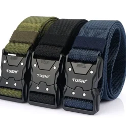 Men's Tactical Belt ArmyGreen Black Nylon