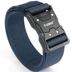 Men's Tactical Belt ArmyGreen Black Nylon