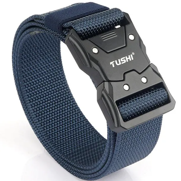 Men's Tactical Belt ArmyGreen Black Nylon