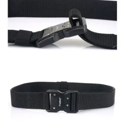 Men's Tactical Belt ArmyGreen Black Nylon