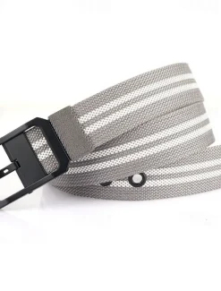 Men's Tactical Belt Canvas Belt Nylon Belt Waist Belt Black White Alloy Durable Adjustable Plain Outdoor Daily