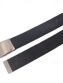 Men's Tactical Belt Canvas Belt Black White Canvas Plain Daily Wear Going out Weekend