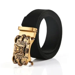 Men's Tactical Belt Nylon Web Work Belt Black Blue Nylon Alloy Plain Daily Wear Going out Weekend