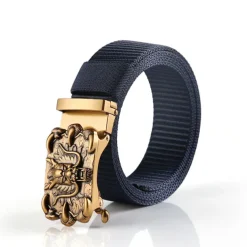 Men's Tactical Belt Nylon Web Work Belt Black Blue Nylon Alloy Plain Daily Wear Going out Weekend