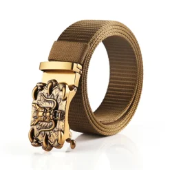 Men's Tactical Belt Nylon Web Work Belt Black Blue Nylon Alloy Plain Daily Wear Going out Weekend