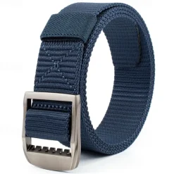 Men's Tactical Belt Nylon Web Work Belt Black Kakhi Nylon Alloy Plain Daily Wear Going out Weekend