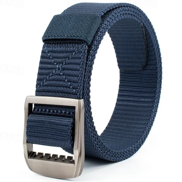 Men's Tactical Belt Nylon Web Work Belt Black Kakhi Nylon Alloy Plain Daily Wear Going out Weekend