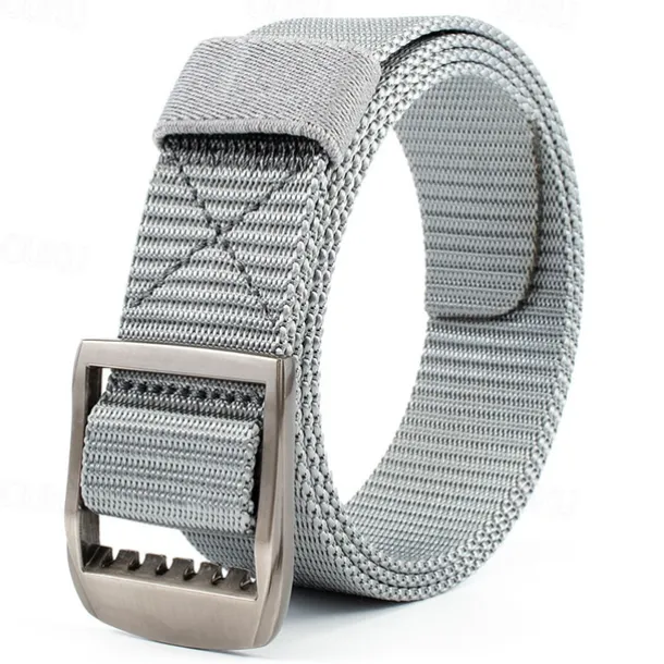 Men's Tactical Belt Nylon Web Work Belt Black Kakhi Nylon Alloy Plain Daily Wear Going out Weekend