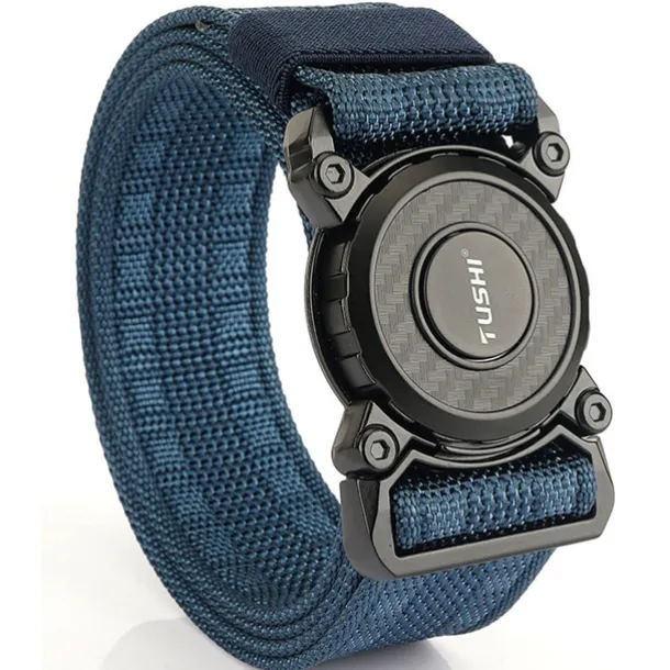 Men's Tactical Belt Nylon Web Work Belt Black Blue Canvas Retro Traditional Plain Daily Wear Going out Weekend