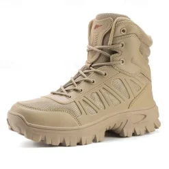 Men's Tactical Combat Boots with Rugged Non-Slip Soles – Durable and Breathable Military-Style Footwear for Hiking, Work, and Outdoor Activities