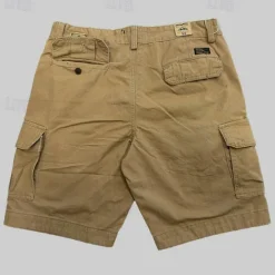 Men's Tactical Shorts Cargo Shorts Shorts Buttons Multi Pocket Plain Wearable Short Outdoor Daily Camping & Hiking Fashion Classic White Royal Blue