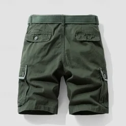 Men's Tactical Shorts Cargo Shorts Shorts Buttons Multi Pocket Plain Wearable Short Outdoor Daily Going out Fashion Classic Black Army Green