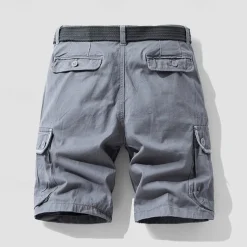 Men's Tactical Shorts Cargo Shorts Shorts Buttons Multi Pocket Plain Wearable Short Outdoor Daily Going out Fashion Classic Black Army Green