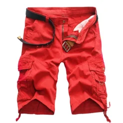 Men's Tactical Shorts Cargo Shorts Camo Shorts Summer Shorts Solid Color Camo / Camouflage Ripstop Breathable Shorts Military Black Army Green