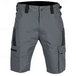 Men's Tactical Shorts Cargo Shorts Shorts Buttons Multi Pocket Color Block Comfort Wearable Short Casual Daily Holiday Fashion Classic Black Green