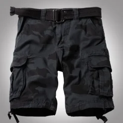 Men's Tactical Shorts Cargo Shorts Camo Shorts Pocket Camouflage Comfort Breathable Outdoor Daily Going out Fashion Casual Black Army Green