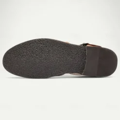 Men's Tan Faux Leather Open-Toe Sandals with Adjustable Buckle Strap, Casual Style for Everyday Wear