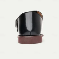 Men's Tan Faux Leather Open-Toe Sandals with Adjustable Buckle Strap, Casual Style for Everyday Wear