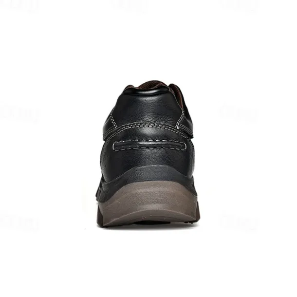 Men's Tan Lace-Up Sneakers with Traction Rubber Outsoles - Comfortable and Breathable for Outdoor Adventures and Casual Day Wear