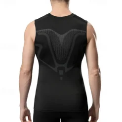 Men's Tank Top Fitness Tank Tank Undershirt Crew Neck Sleeveless Sport Casual Daily Gym Breathable Soft Color Block Black White Activewear Fashion Basic