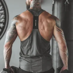 Men's Tank Top Fitness Tank Tank Undershirt U Neck Sleeveless Sport Casual Daily Gym Breathable Soft Plain Black White Activewear Fashion Basic