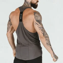Men's Tank Top Fitness Tank Tank Undershirt U Neck Sleeveless Sport Casual Daily Gym Breathable Soft Plain Black White Activewear Fashion Basic