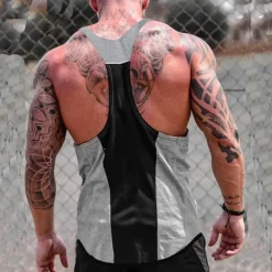 Men's Tank Top Tank Undershirt Crew Neck Sleeveless Sport Casual Daily Gym Breathable Soft Plain Black White Activewear Fashion Basic