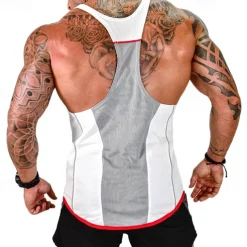 Men's Tank Top Tank Undershirt Crew Neck Sleeveless Sport Casual Daily Gym Breathable Soft Plain Black White Activewear Fashion Basic