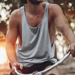 Men's Tank Top Vest Top Undershirt Sleeveless Shirt Sleeveless Crew Neck Summer Solid Color Simple Casual Comfortable Vacation Street Daily Black White Yellow Top Tee for Men