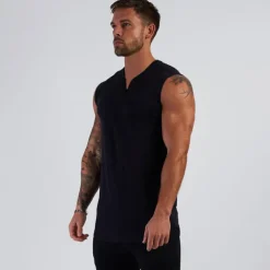 Men's Tank Top Vest Top Undershirt Sleeveless Shirt Sleeveless V Neck Summer Plain Sports Fashion Lightweight Vacation Casual Holiday Black White Army Green Top Tee for Men