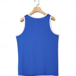 Men's Tank Top Vest Top Undershirt Sleeveless Shirt Sleeveless Crew Neck Summer Plain Fashion Designer Muscle Outdoor Going out Gym Black White Blue Top Tee for Men