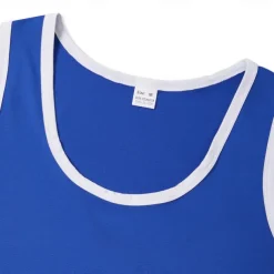 Men's Tank Top Vest Top Undershirt Sleeveless Shirt Sleeveless Crew Neck Summer Plain Fashion Designer Muscle Outdoor Going out Gym Black White Blue Top Tee for Men
