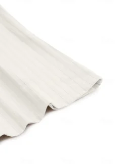 Men's Tank Top Vest Top Undershirt Sleeveless Shirt Sleeveless U Neck Summer Spring Striped Fashion Streetwear Sport Indoor Casual Daily Black White Dark Navy Top Tee for Men