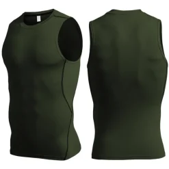 Men's Tank Top Vest Top Undershirt Sleeveless Shirt Sleeveless Crew Neck Summer Plain Fashion Soak Off Muscle Outdoor Going out Gym Black White Red Top Tee for Men