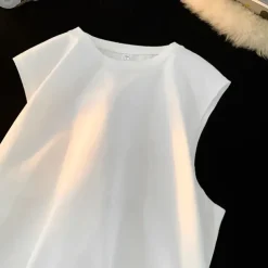 Men's Tank Top Vest Top Undershirt Sleeveless Shirt Sleeveless Crew Neck Summer Plain Fashion Designer Basic Classic Vacation Street Going out Black White Pink Top Tee for Men