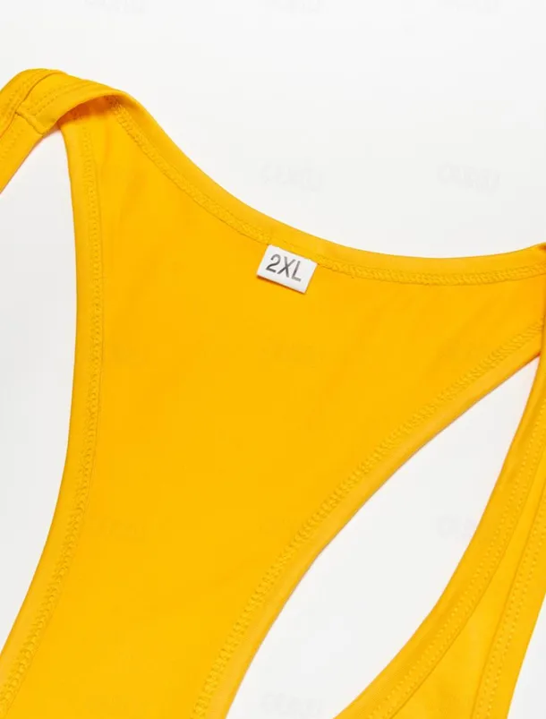 Men's Tank Top Vest Top Undershirt Sleeveless Shirt Sleeveless Round Neck Solid Colored Muscle Sports Gym Black White Yellow Top Tee for Men