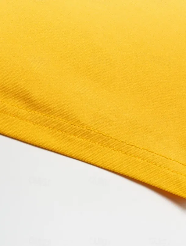 Men's Tank Top Vest Top Undershirt Sleeveless Shirt Sleeveless Round Neck Solid Colored Muscle Sports Gym Black White Yellow Top Tee for Men