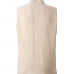 Men's Tank Top Vest Top Undershirt Sleeveless Shirt Sleeveless Standing Collar Summer Plain Fashion Designer Vacation Street Going out Black White Red Top Tee for Men