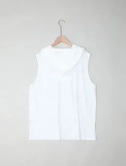 Men's Tank Top Vest Top Undershirt Sleeveless Shirt Sleeveless Hooded Summer Plain Fashion Designer Muscle Outdoor Going out Gym Black White Yellow Top Tee for Men