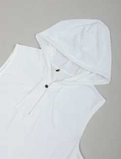 Men's Tank Top Vest Top Undershirt Sleeveless Shirt Sleeveless Hooded Summer Plain Fashion Designer Muscle Outdoor Going out Gym Black White Yellow Top Tee for Men