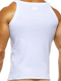 Men's Tank Top Vest Top Undershirt Sleeveless Shirt Sleeveless Crew Neck Summer Plain Fashion Designer Muscle Outdoor Going out Gym Black White Top Tee for Men