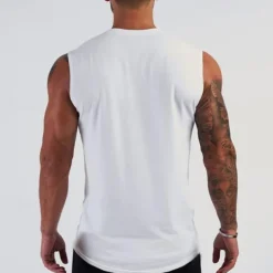 Men's Tank Top Vest Undershirt Sleeveless Shirt Sleeveless V Neck Summer Plain Fashion Classic Comfortable Street Casual Sports Black White Royal Blue Top Tee for Men